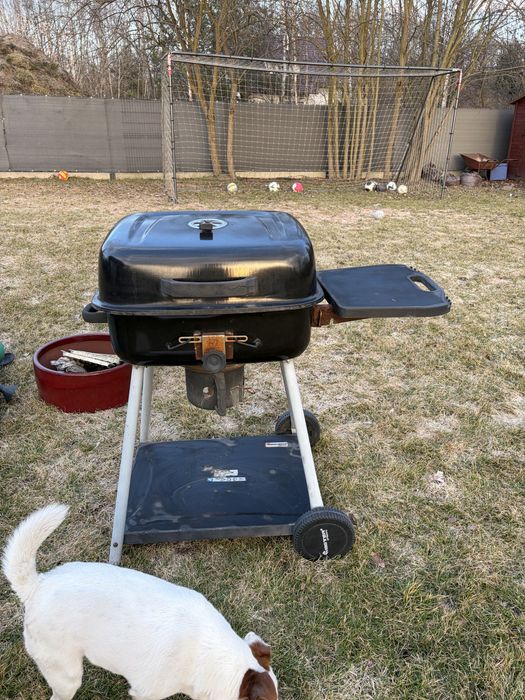 Grill stalowy węglowy duży