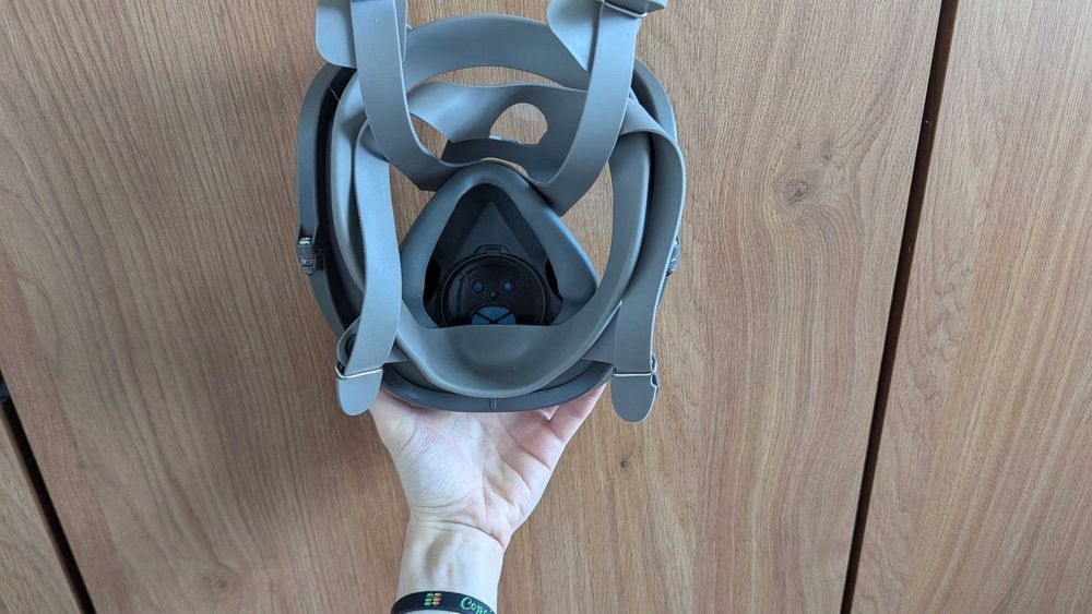 Повнолицева маска респіратор з фільтрами HEPA N95