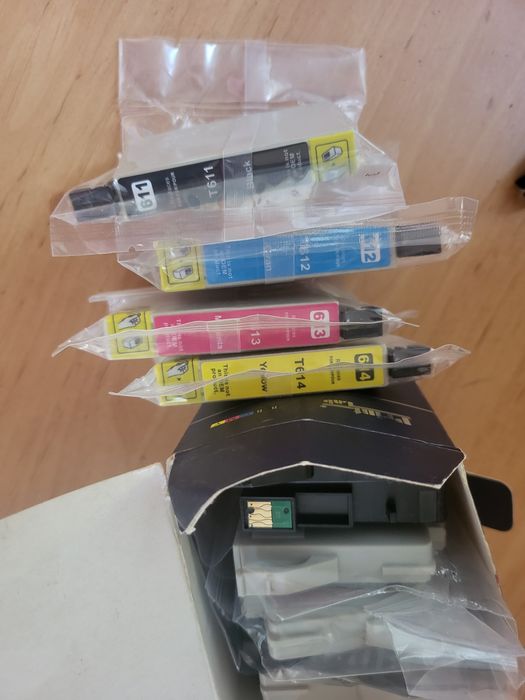 Tonery drukarka epson T611 T612/13/14