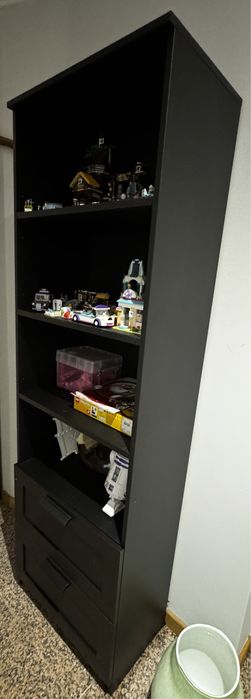 Estante ikea com prateleiras e gavetas - usado