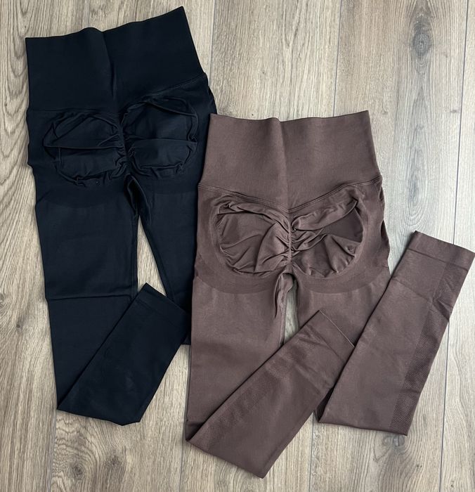 Лосіни з подвійним пушап/лосіни з пушап ефектом/жіночі лосіни/фітнес