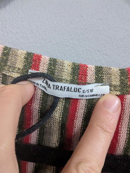 Zara elegancki komplet bluzka spodnie rozm. S