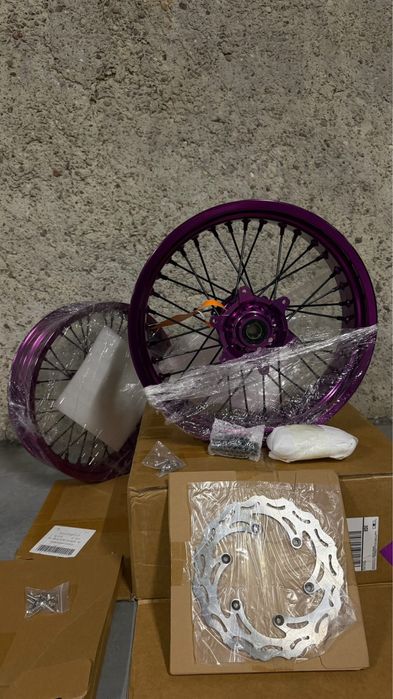 Felgi koła ktm exc sm komplet tarcze adapter 320mm tulejki