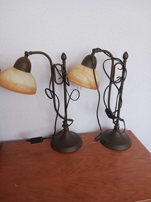 Candeeiros mesa em ferro