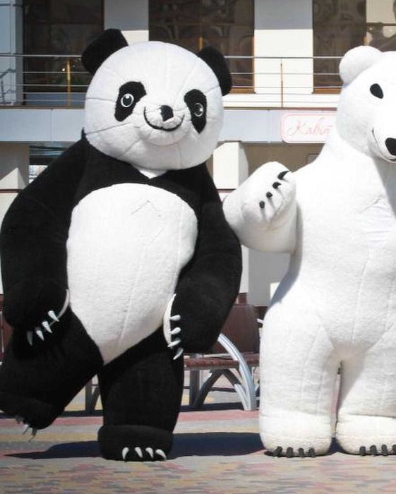 Kostium dmuchany Pandy 2,6m