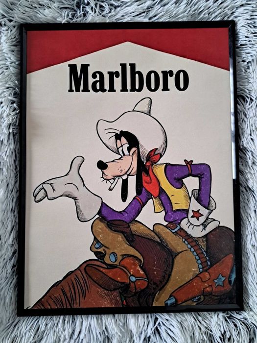 Marlboro Goofy plakat w ramce