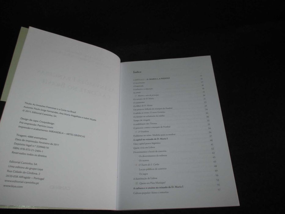 Livro As Invasões Francesas e a Corte no Brasil Paulo Jorge Fernandes