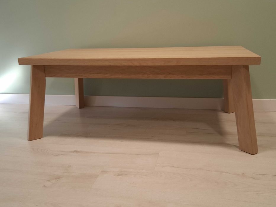 Stolik kawowy z litego dębu 115x60 NOWY