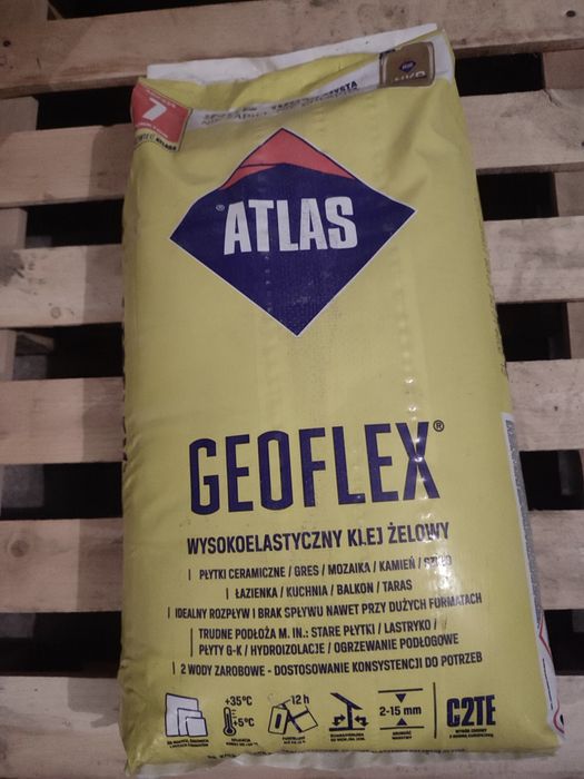 Wysokoelastyczny klej GEOFLEX do klejenia płytek ceramicznych firmy ATLAS _Tanio