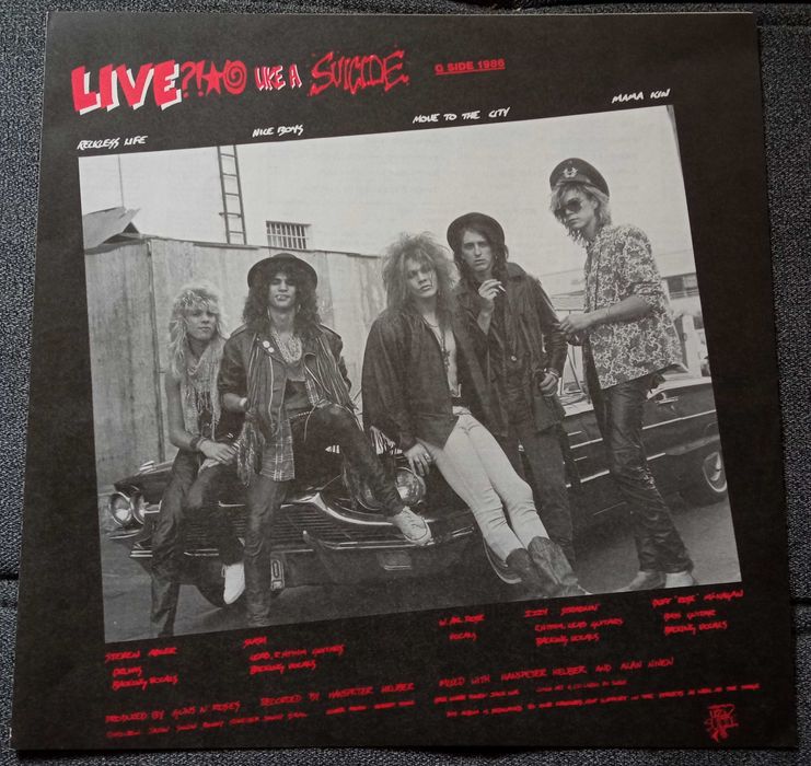 Guns N' Roses GN'R Lies winyl 1press 1988 Japan Obi Mega rzadki!