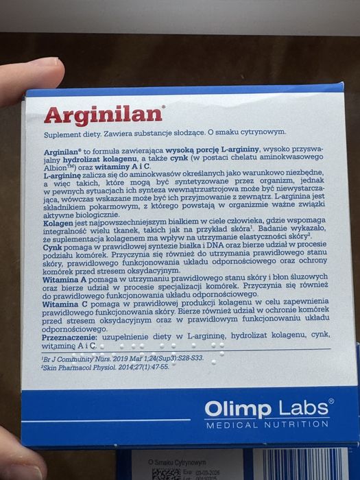 OLIMP Arginilan 14sztuk / trzy opkaowania NOWE na odleżyny