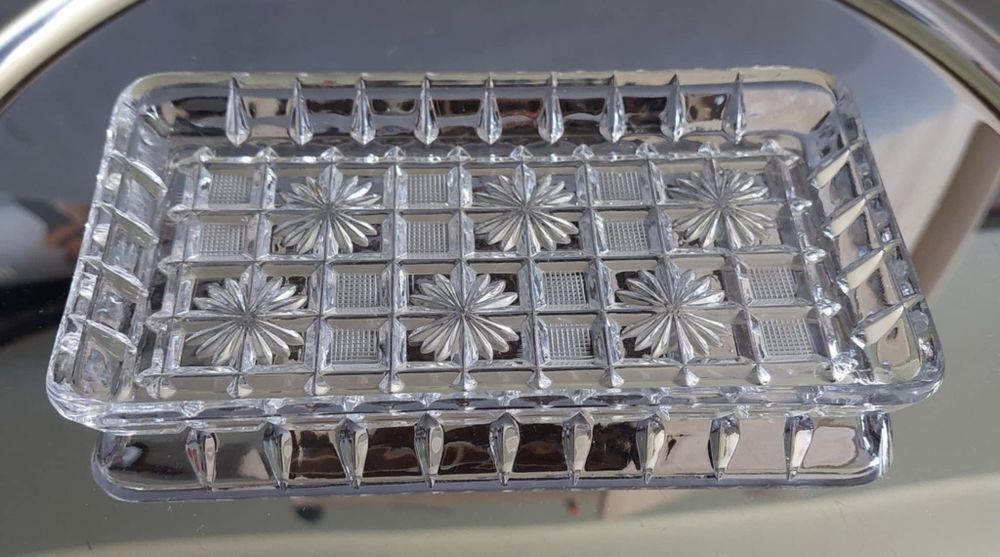 Kryształ. Taca/talerz do serwowania.