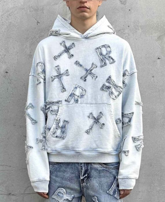 Худи Racer Worldwide Washed Ice Patch Hoodie Рейсер Оригинал: 5