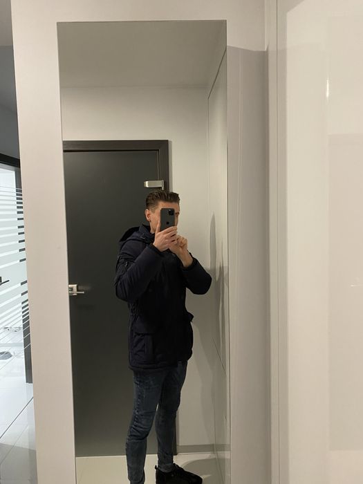 Oryginalna Kurtka Armani Jeans roz.46 granatowa