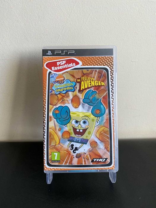 Videojogo bob esponja yellow avenger psp