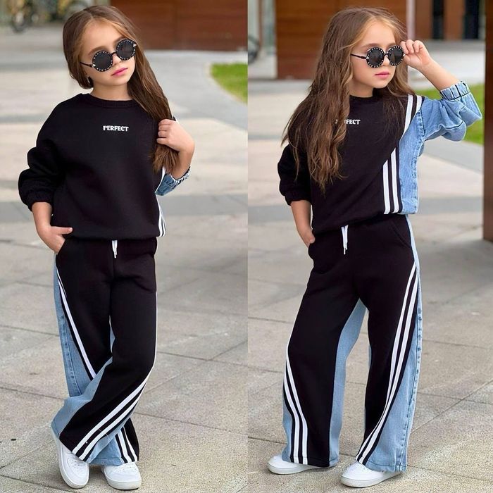 Костюм джинсовий для дівчинки 5,6,7,8,9,10,11,12,13 років