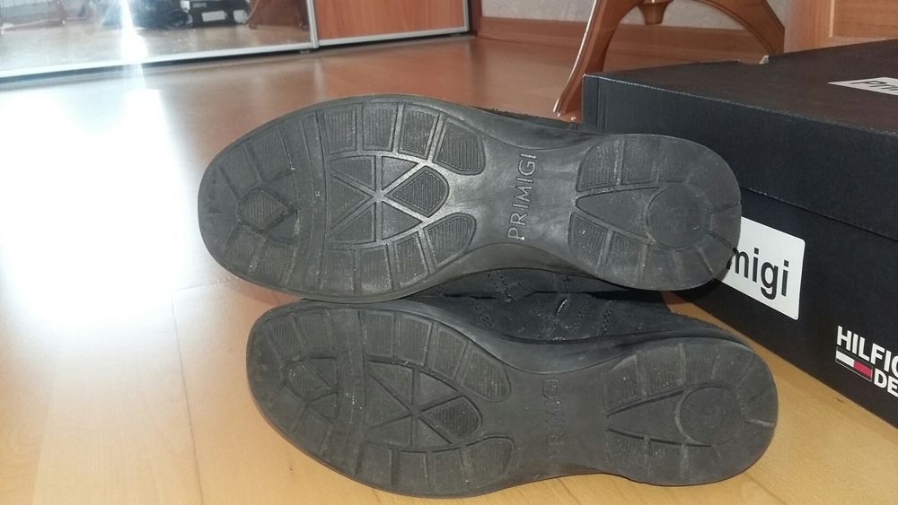 Сапоги замшевые очень эффектные primigi hilfiger denim р.30