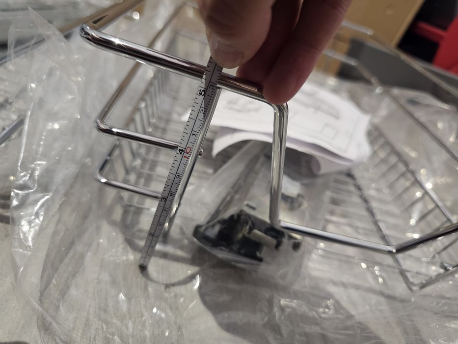 Cesto ou gaveta de arrumação telescópica