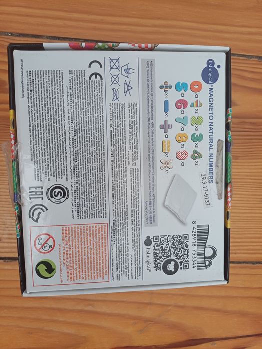 Jogo de números magnéticos, 3+, da It'sImagical