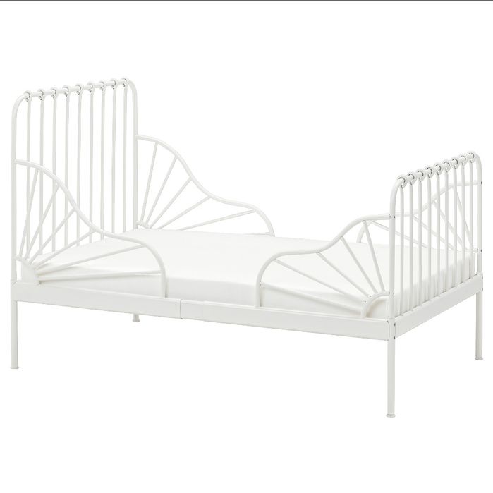 Łóżko rosnące Ikea Minnen białe 80x160-200