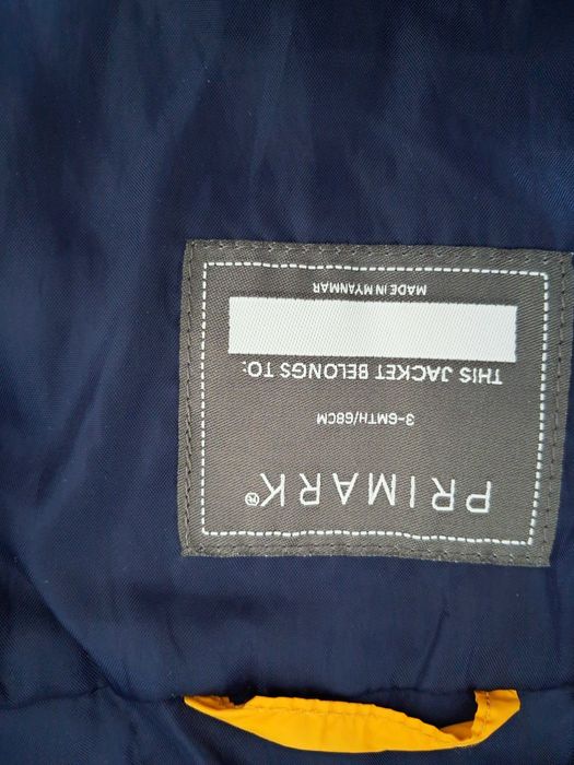 Kurtka przejściowa Primark  r. 68