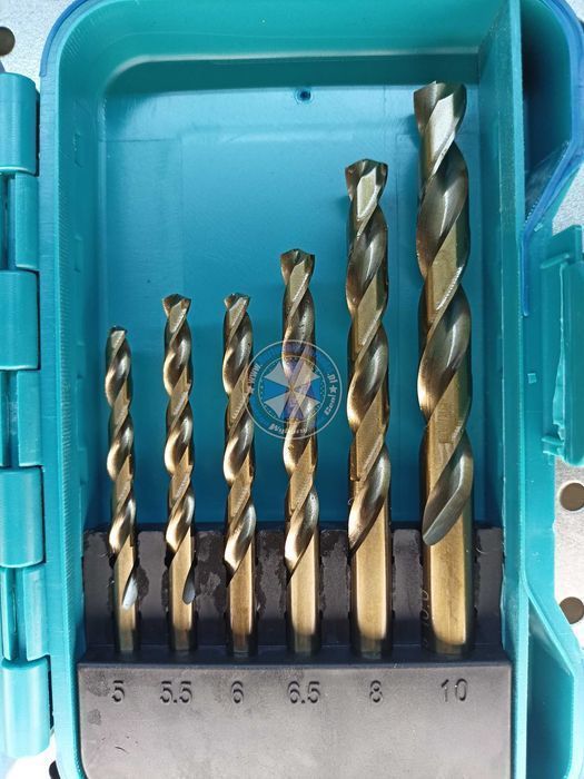 wiertła kobaltowe zestaw wierteł do metalu zestaw wierteł do metalu