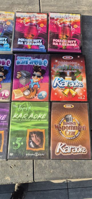 Zestaw 45 płyt cd karaoke retro śpiewanie