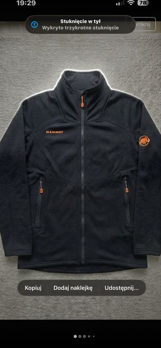 Bluza mammut x  trekingowa