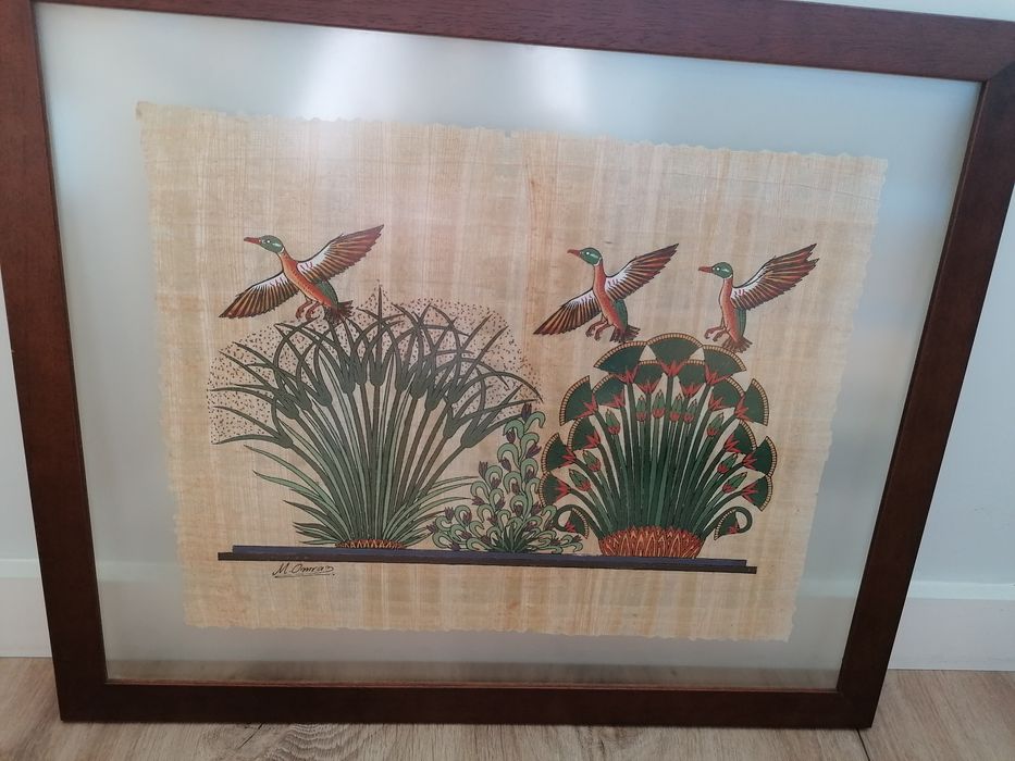 Quadro imitação de papiro