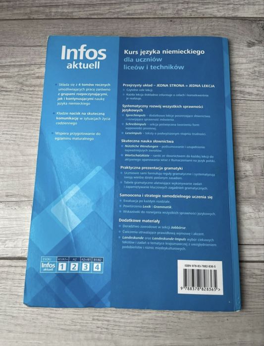 Podręcznik Infos aktuell 1 szkoła ponadpodstawowa