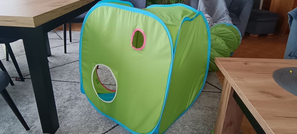 Namiot z rurą ikea