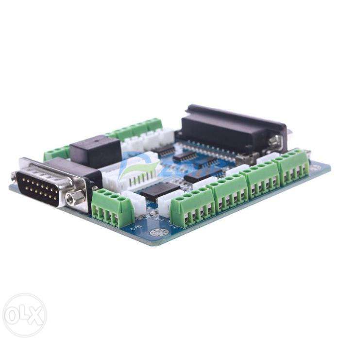 Плата інтерфейсна контроллер з LPT та MPG на 5 координат MACH3 для ЧПУ