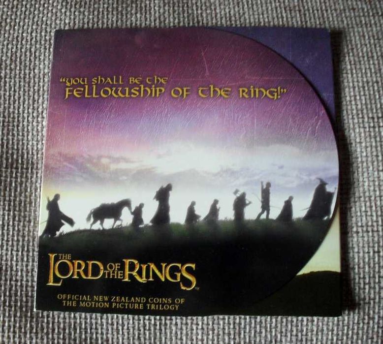 Senhor dos Anéis. Official New Zealand Coins.