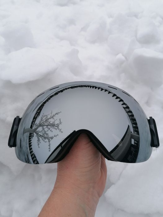 Bezramkowe Silver Sports gogle narciarskie snowboardowe damskie męskie