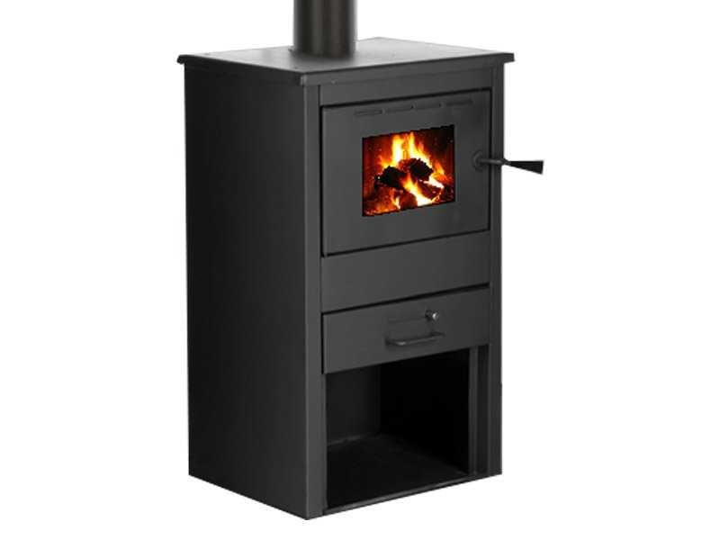 Piec stalowy piecyk koza kominek 10kW