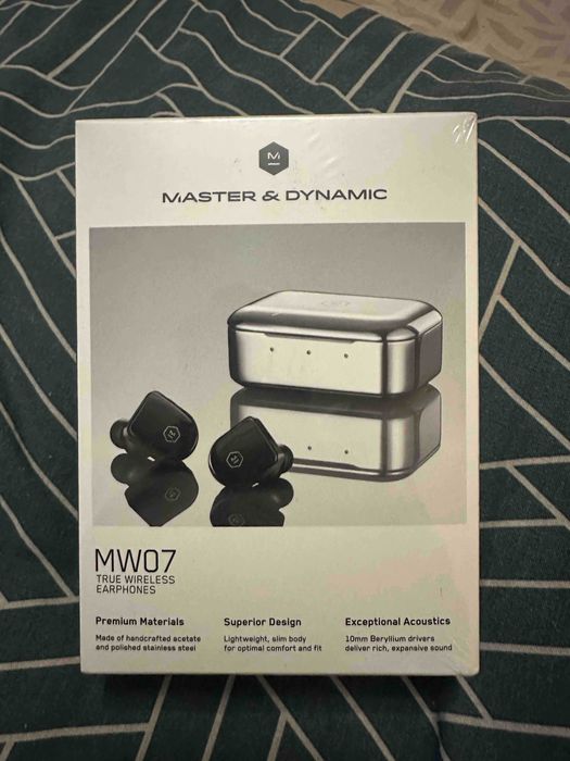 MASTER & DYNAMIC MW07 Оригінал! Нові! Розпродаж! Black
