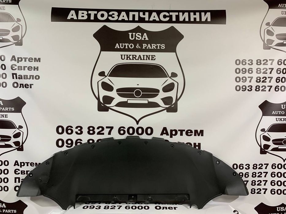 TESLA MODEL 3 Захист переднього бампер(ліцензія) 2017-23