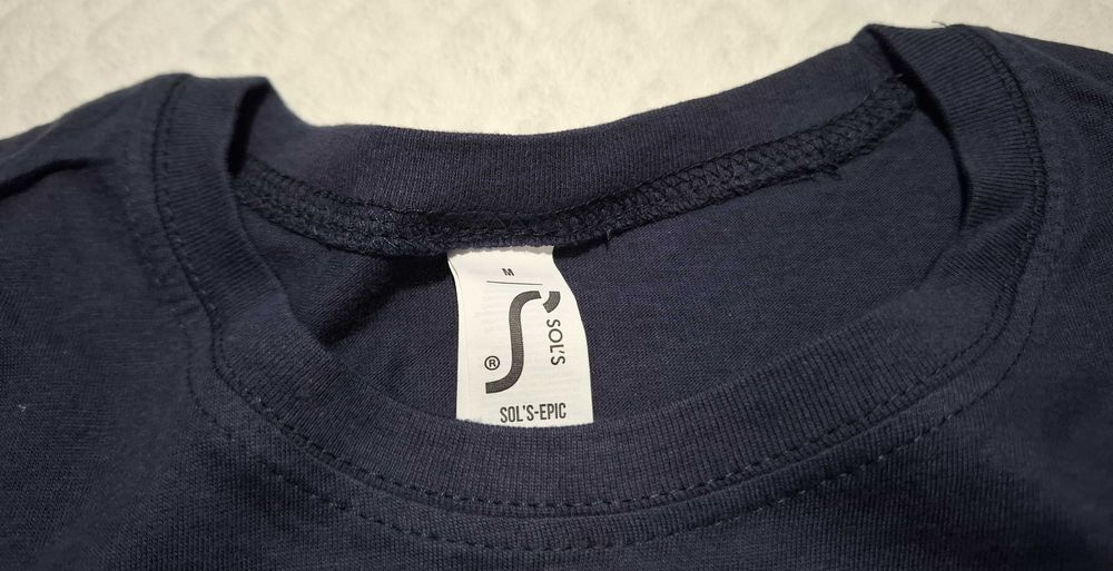 Koszulka, krótki rękaw, T-shirt, granatowa, Amazon, Sol's, M (Odzież)