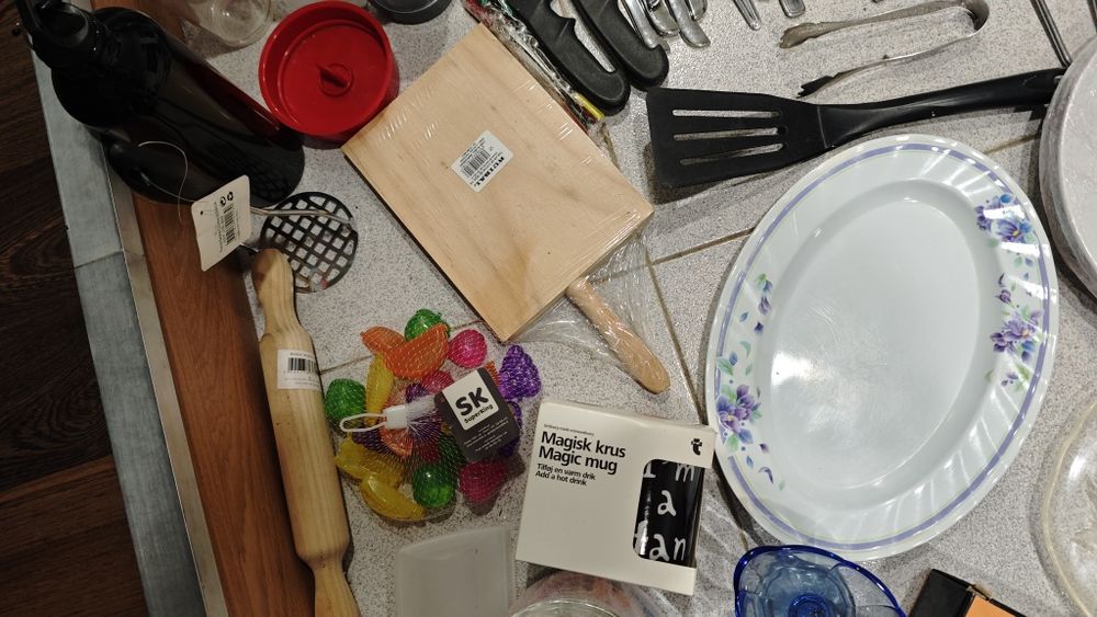 Conjunto de utensílios de cozinha