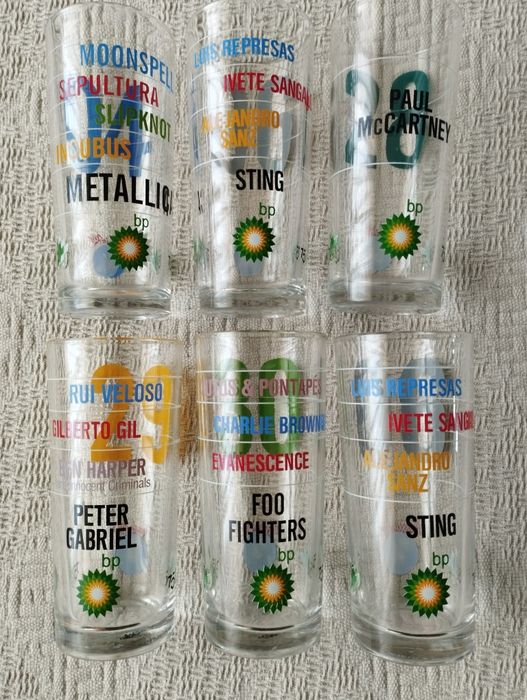 6 Copos Rock in Rio 2004 75 anos BP