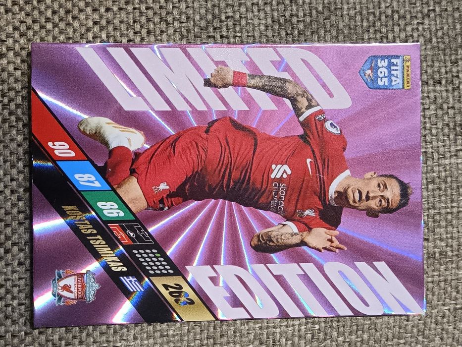 Karta Panini Limited Fifa 365 Kostas Tsimikas
