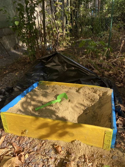 Детская песочница новая