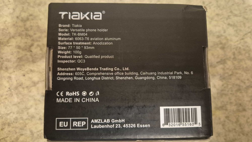 Uchwyt rowerowy TIAKIA