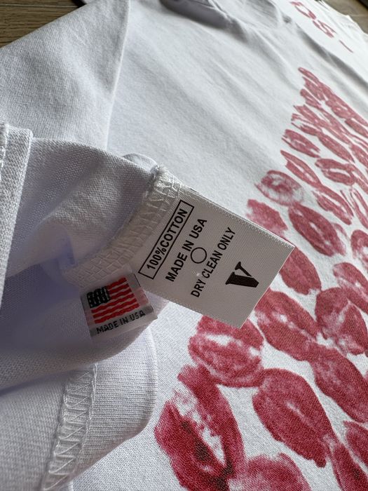 Vlone Lipstick Kiss White Tee (Koszulka)
