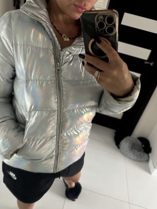 Kurtka zimowa Mohito rozm xs do 100cm w biuscie