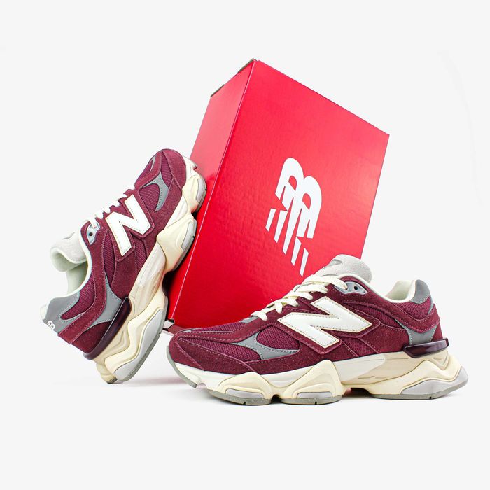 Meskie buty NB 9060 "Washed Burgundy" obuwie meskie 41-45