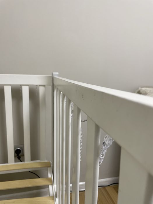 Дитяче ліжечко з маятником та шухлядою Марсель Angel baby