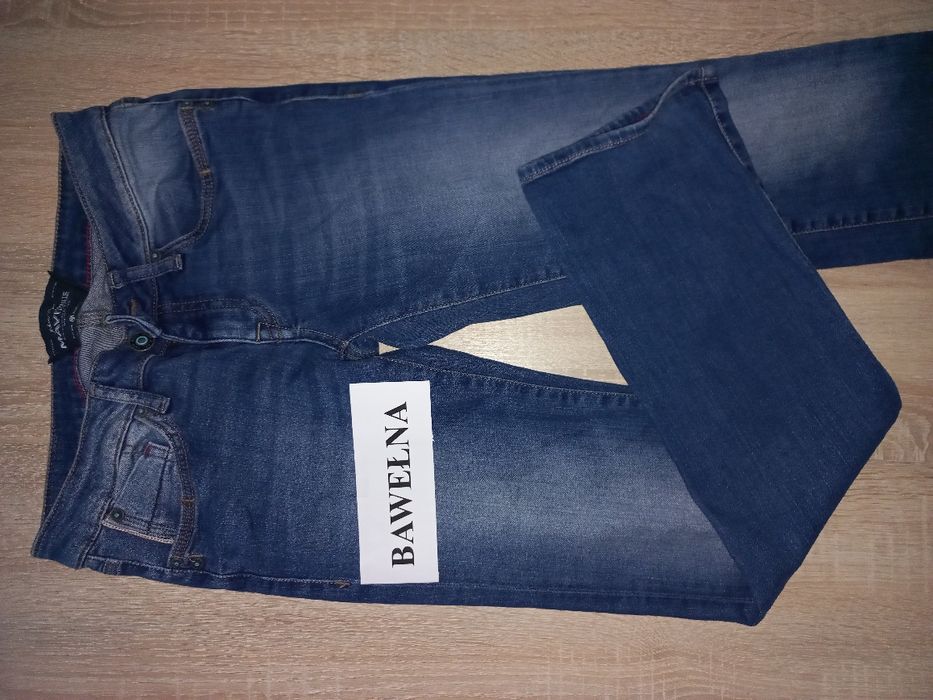 r.M 98% bawełny, spodnie rurki jeans