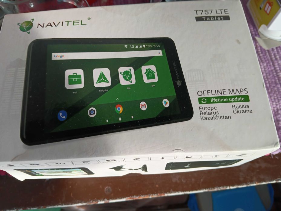 sprzedam tablet nawigacja 4 g lte karta sim dual na czesci do naprawy pekniety ekran