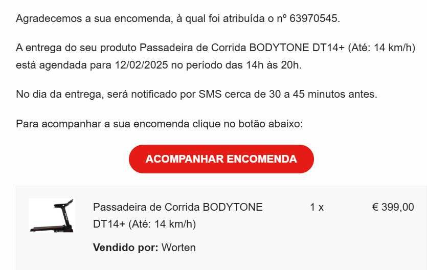 Passadeira de corrida